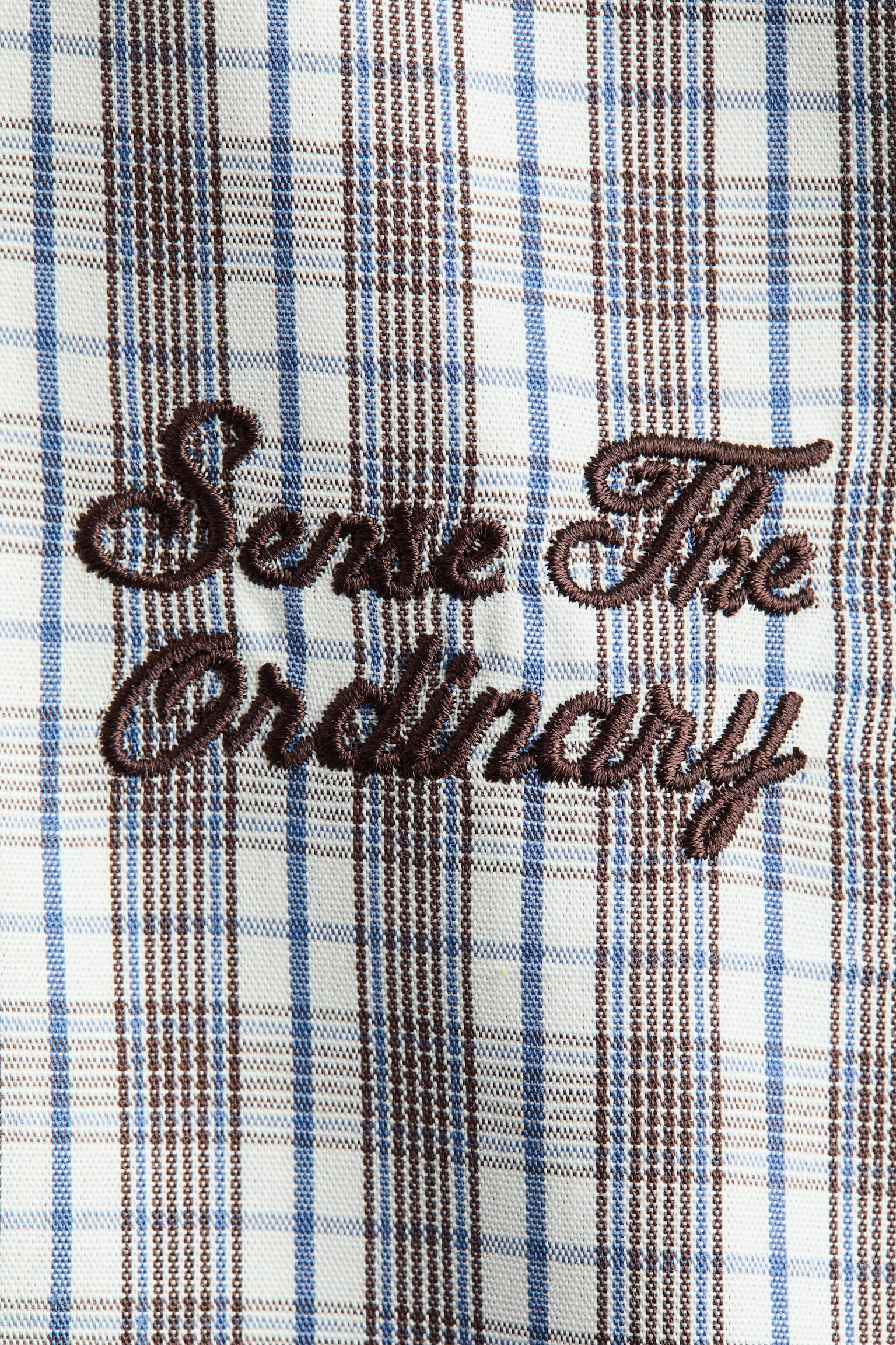 코튼 포플린 셔츠 - 브라운/체크/Light blue/Checked/베이지/체크 - 5