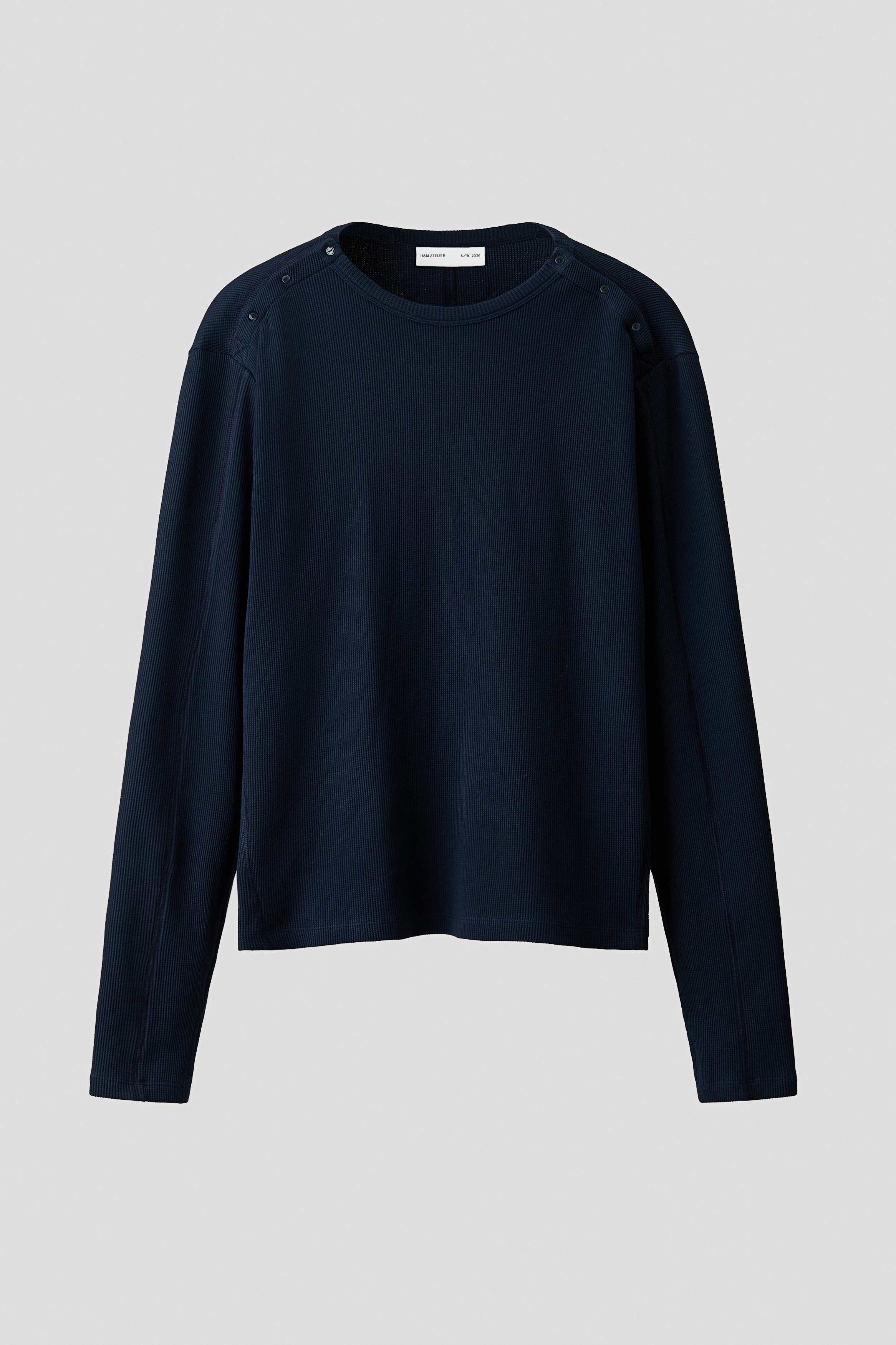 Puuvillainen pusero Slim Fit - Tummansininen/Punainen
