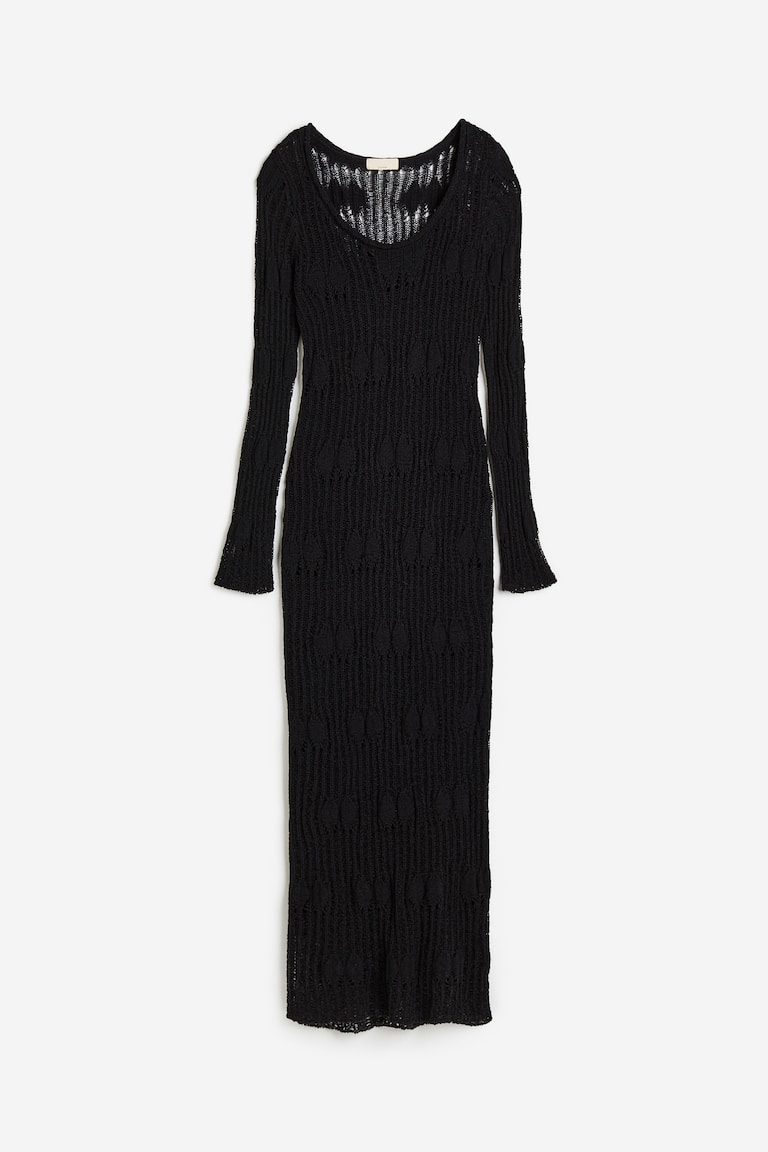 chocolate knitted dress Essential Ribbed Knit Dress in Chocolate Brown – Hijabglamour