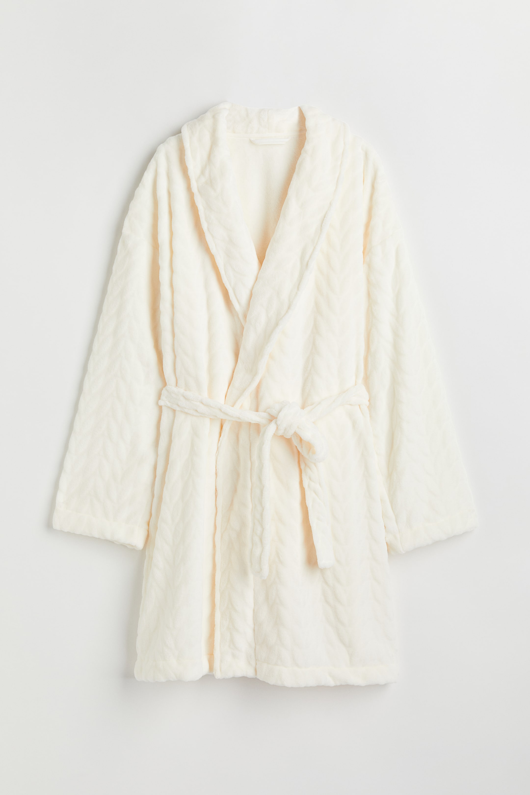 הצגת תמונה גדולה יותר: חלוק פליז - קרם - Ladies | H&M IL 1