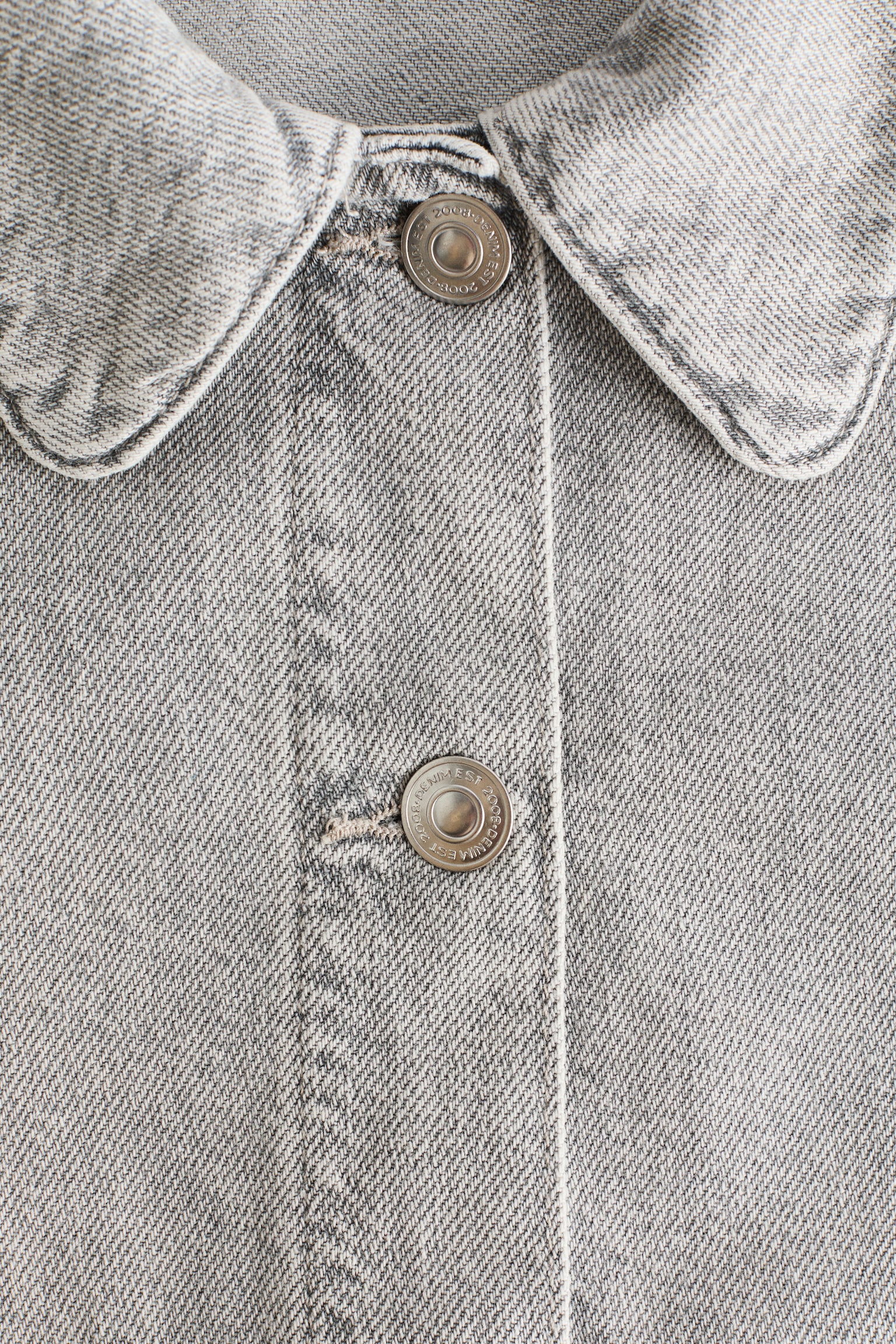 Denim jacket - Light denim grey/Light denim blue/Light pink - 4