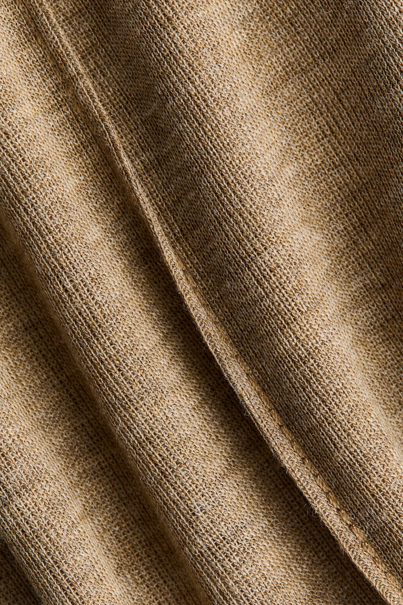 Long-sleeved top - Beige chiné/Marron/Gris foncé chiné - 4