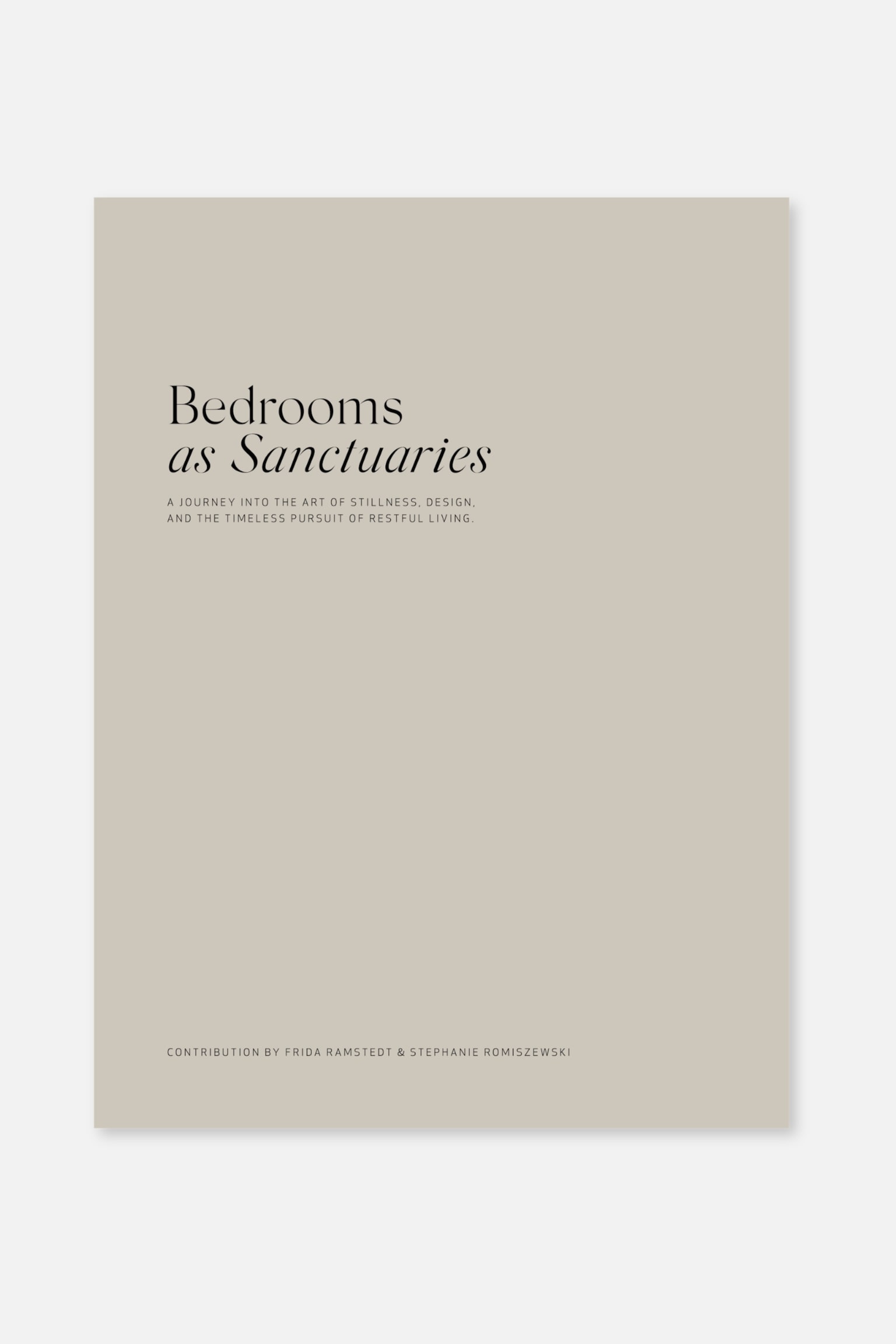Bedrooms As Sanctuaries - Bedrooms As Sanctuaries - 1