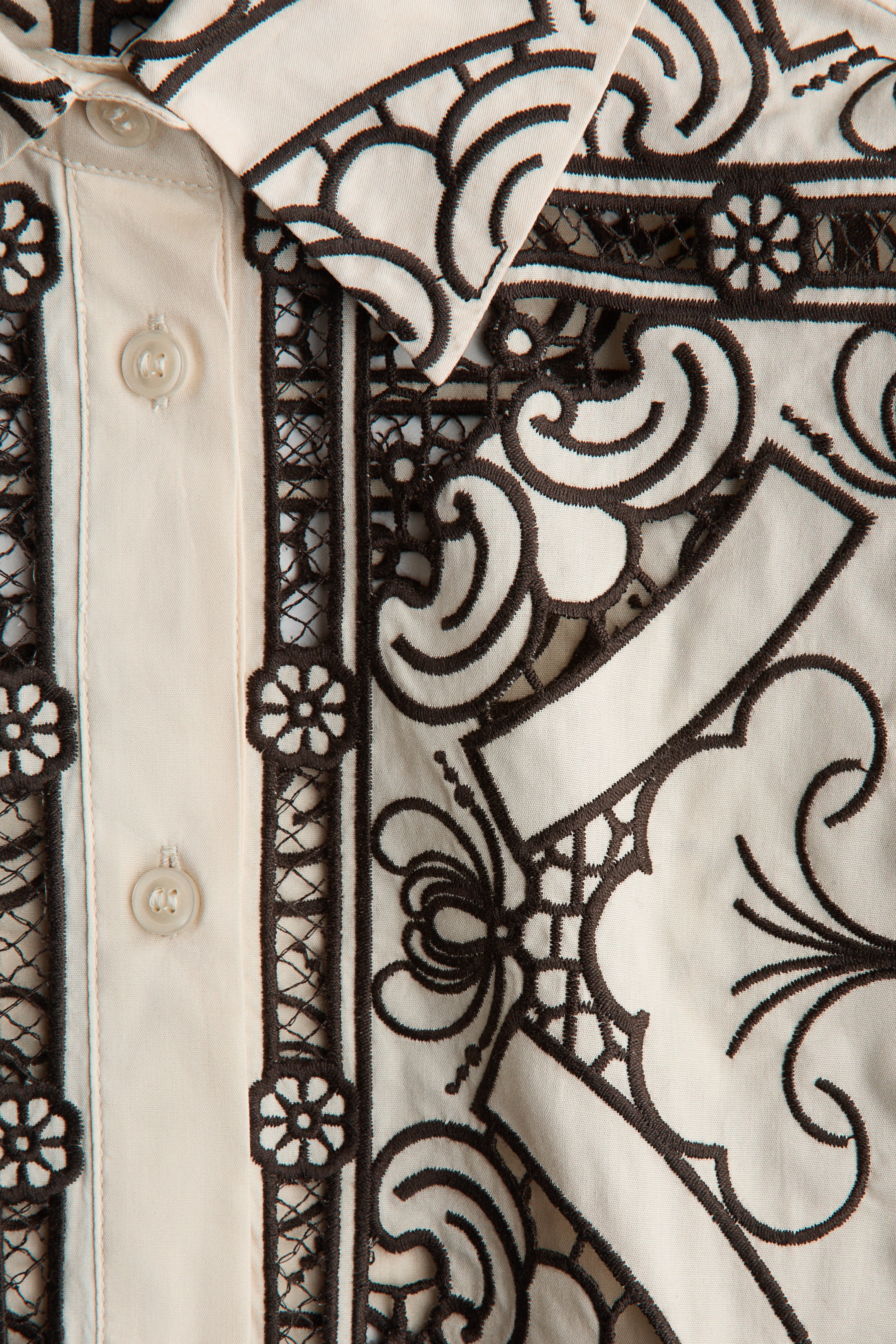 Eyelet-Embroidered Jacket