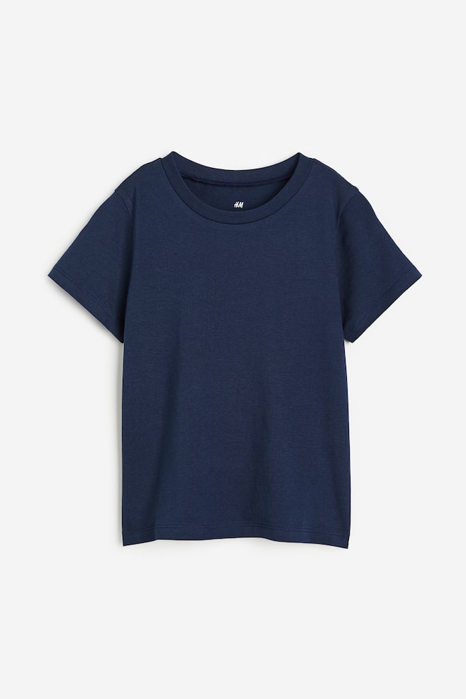 Cotton T-shirt - Dark blue/Black/White/Bright red/dc/dc/dc/dc - 1