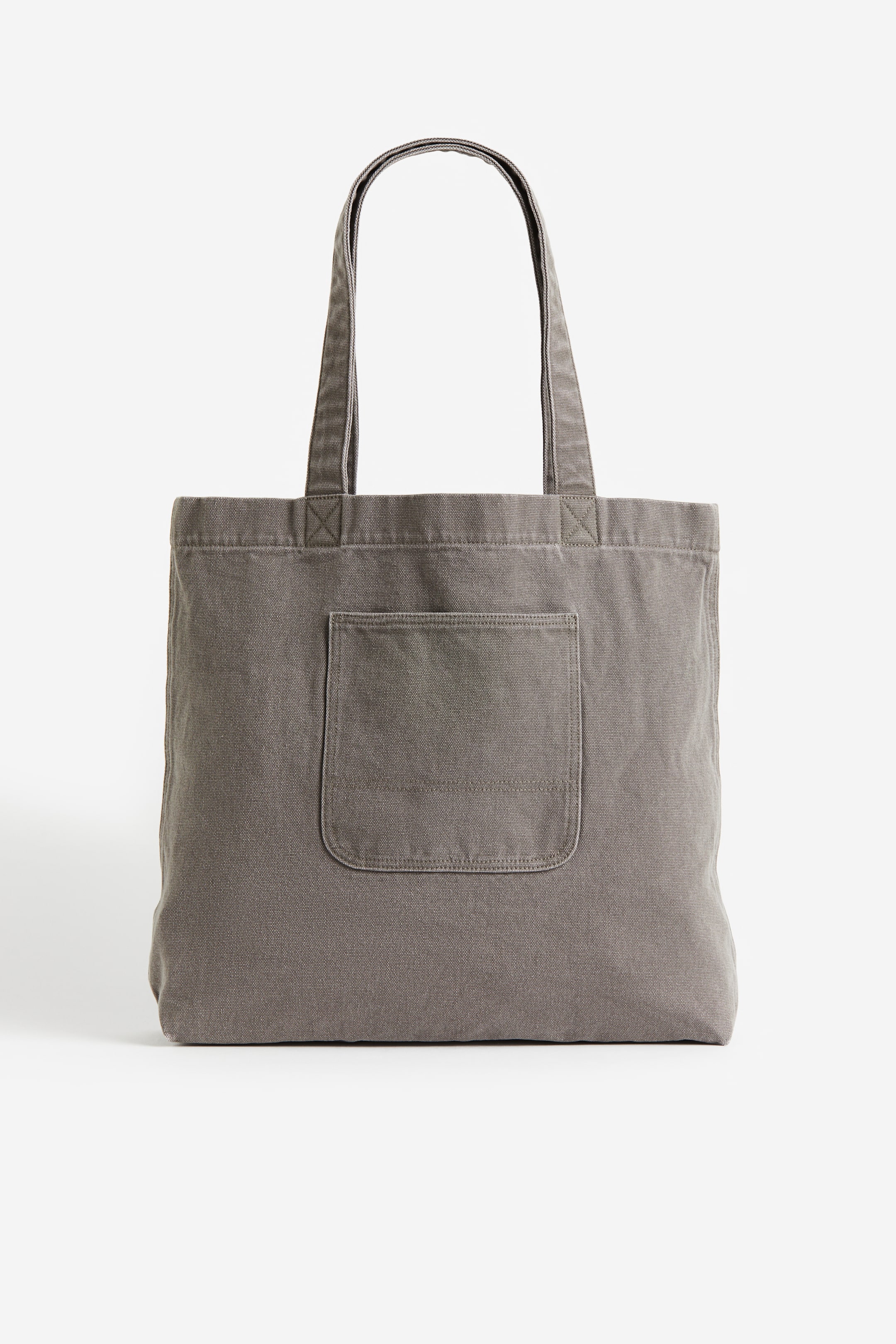Xem ảnh lớn hơn: Túi shopper vải canvas - Màu xám - Men | H&M VN 1