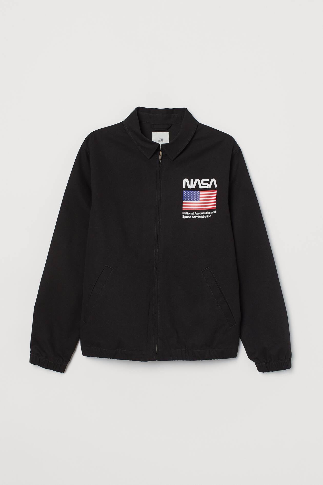 Cotton jacket Black/NASA Men H&M AU