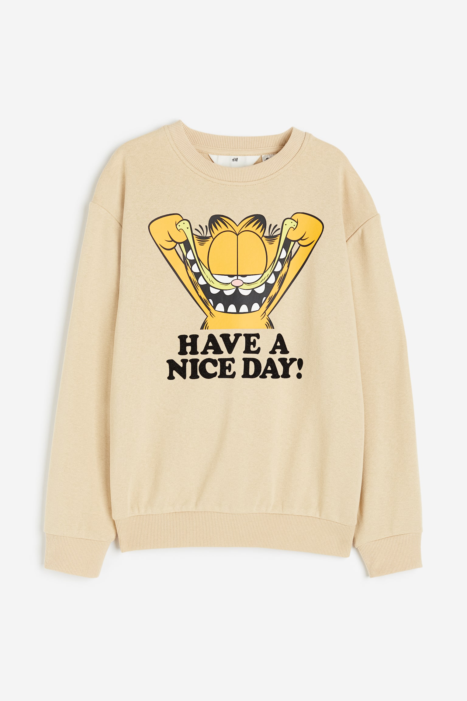 Printed sweatshirt - Beige/Garfield/Dark grey/PlayStation - 1