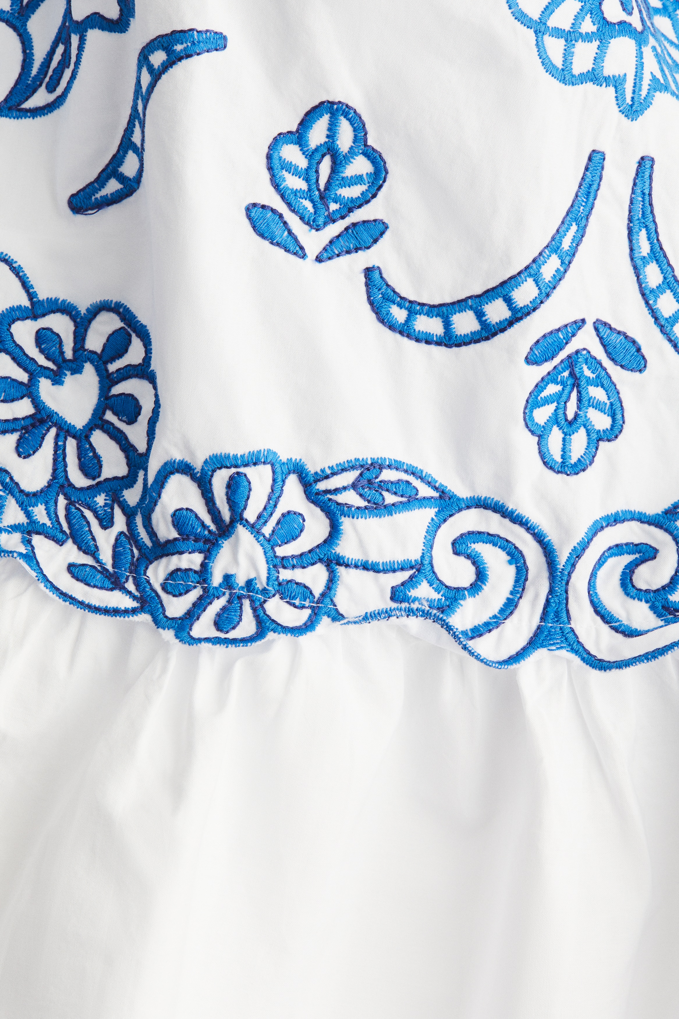 Embroidered strappy top