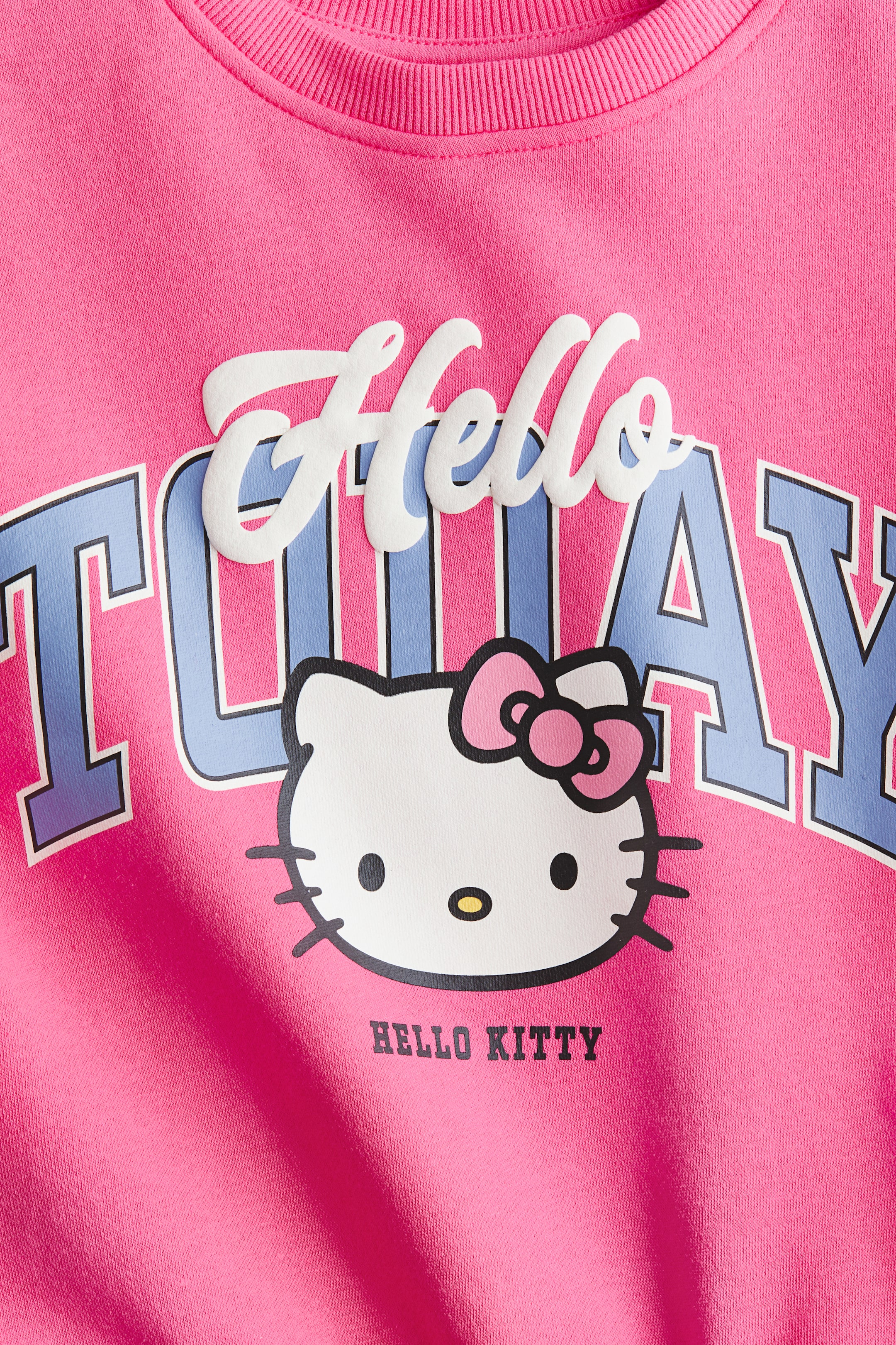 View larger image: Printed sweatshirt - Pink/Hello Kitty - Kids | H&M IN 5