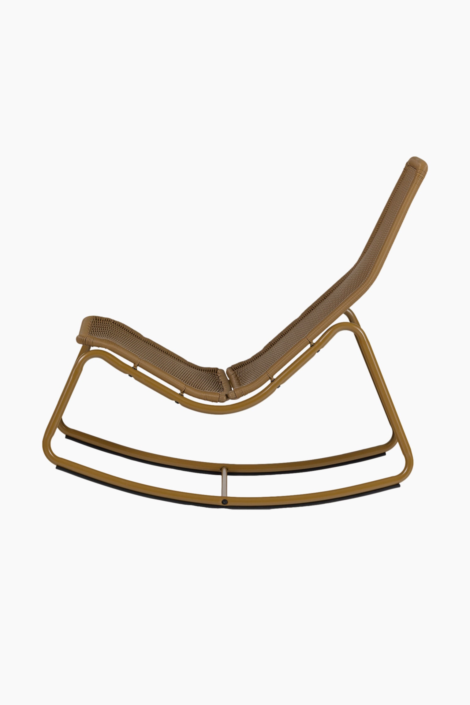 Fotel Bujany Ogrodowy Tom - Żółty/Beige/Naturalny - 4