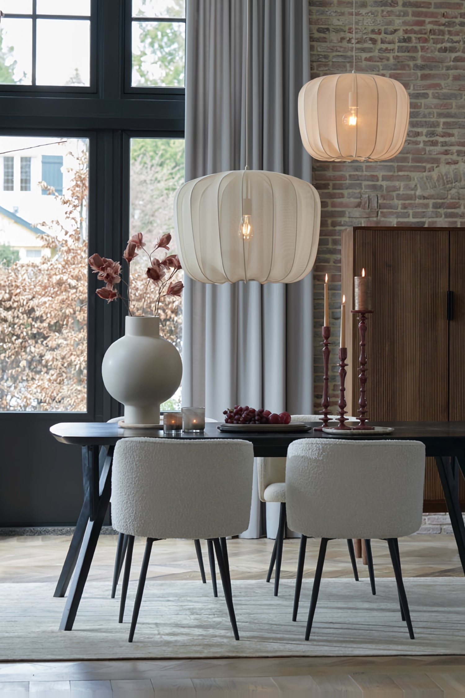 Plumeria Pendel - Brun