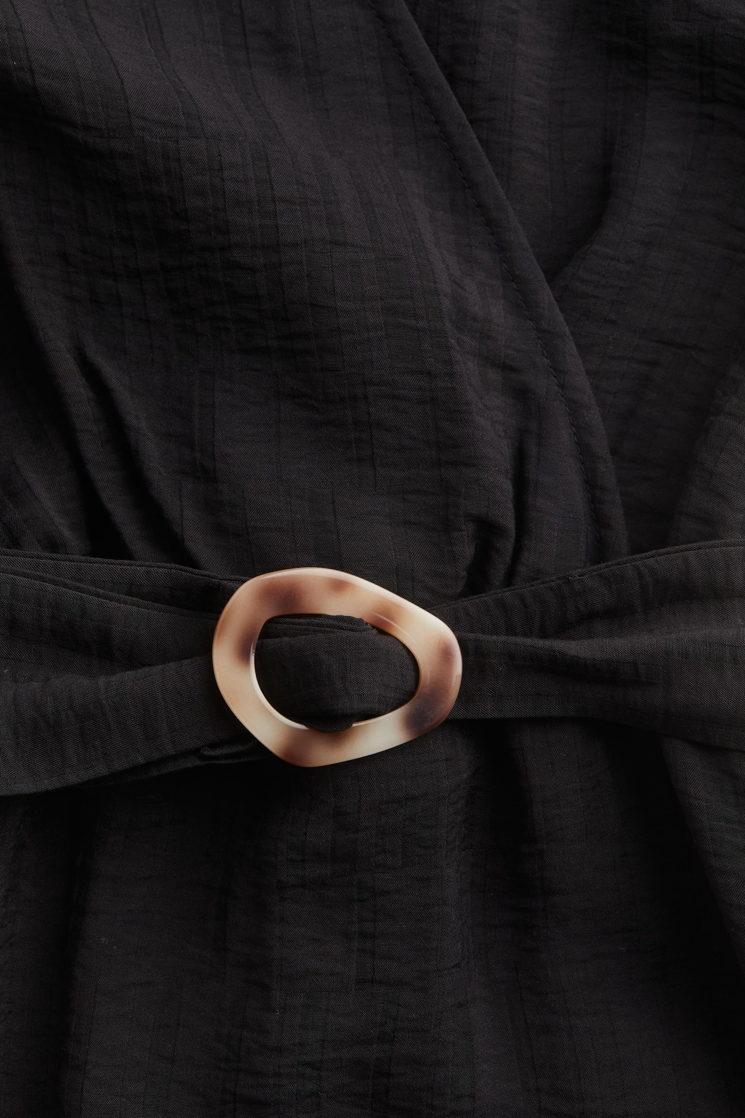 Robe avec ceinture - Noir/Noir/motif - 5