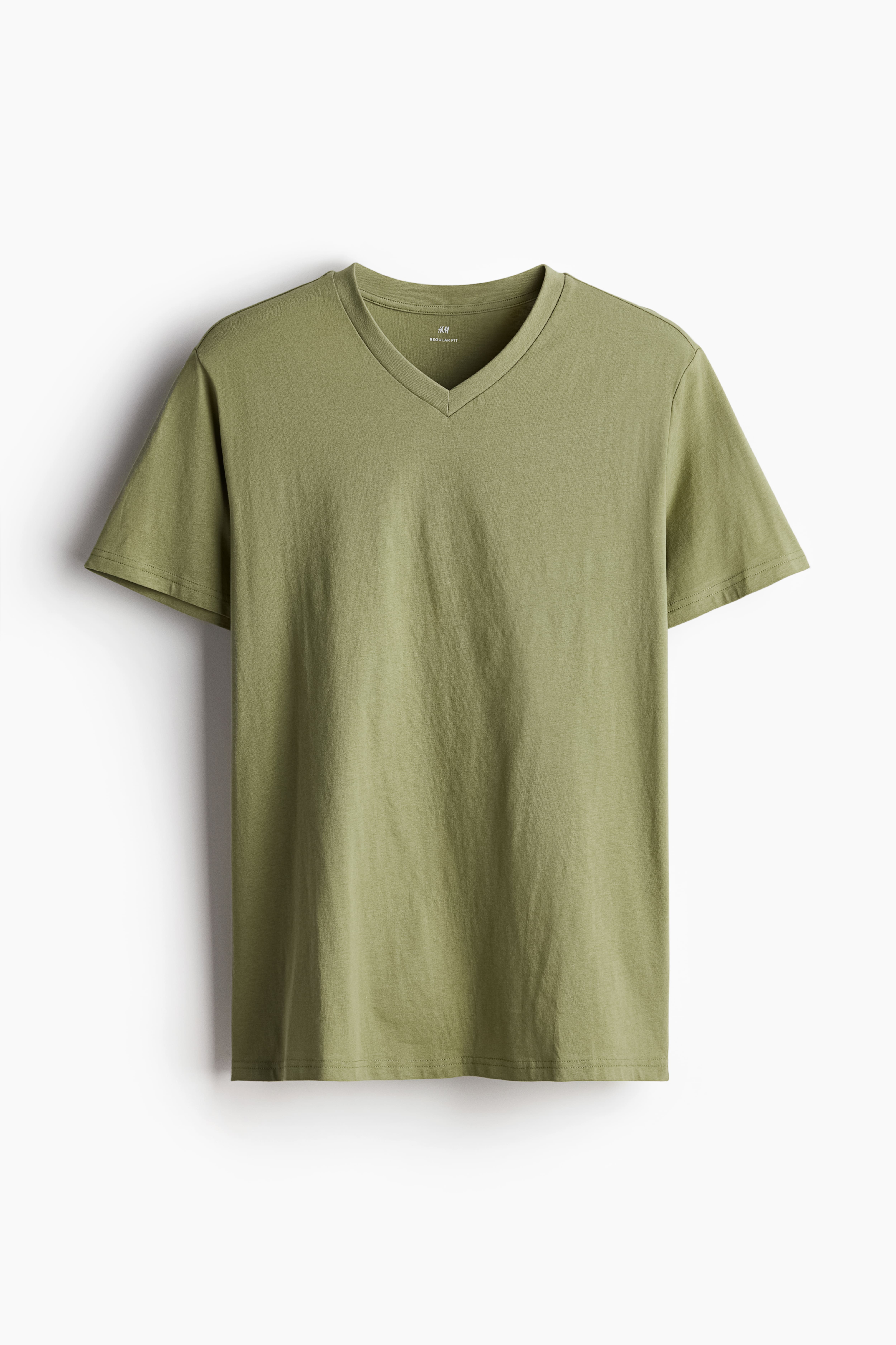 Green v neck t shirt mens hotsell