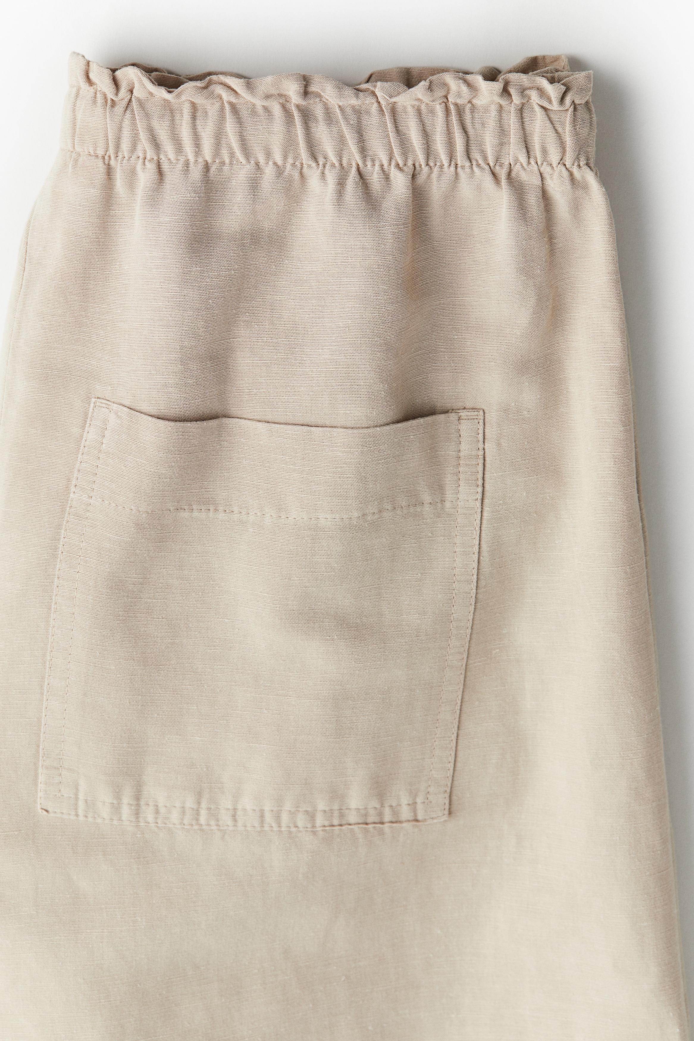 Briggs Women's Linen Blend Pull-on Pants Pockets Size S(1372200