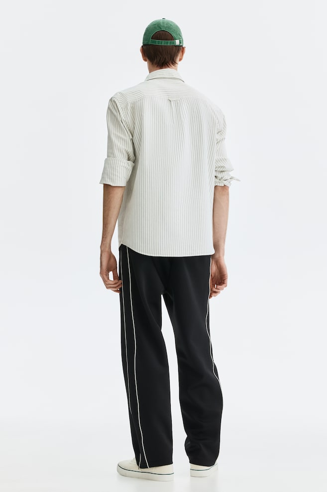 Oxfordhemd in Regular Fit-Weiß/Gestreift - 3