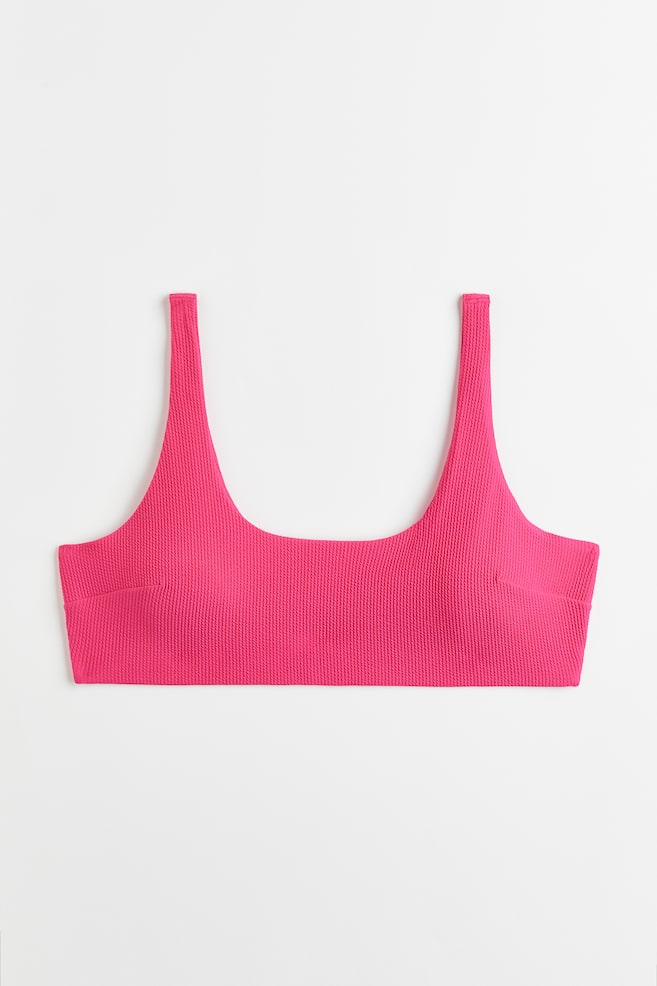 H&M+ Haut de maillot paddé - Rose vif - 1