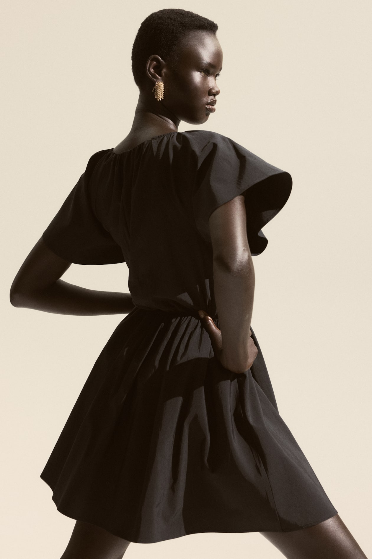 Butterfly-Sleeved Dress - image 3