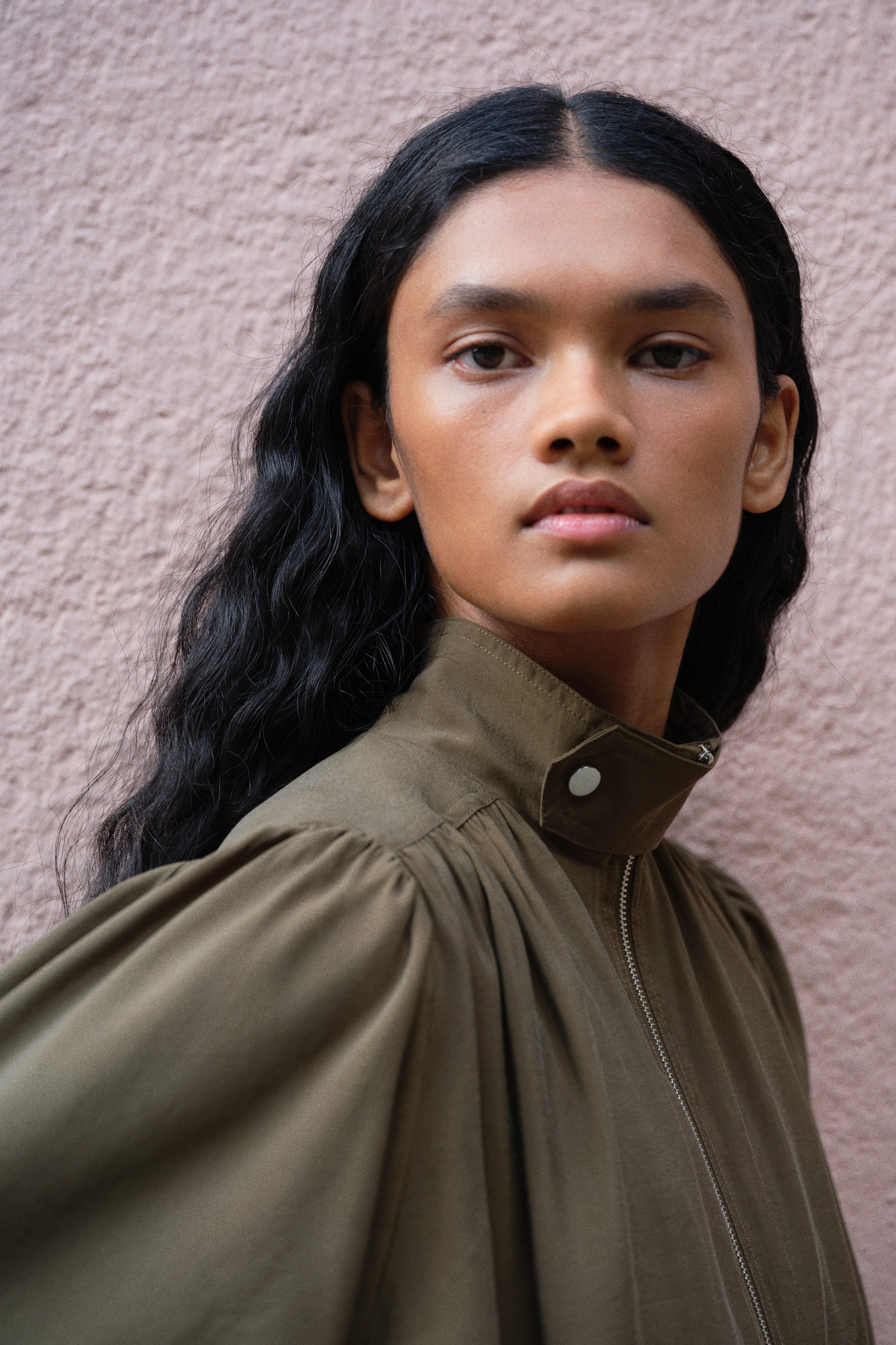 Veste avec base à effet bouffant