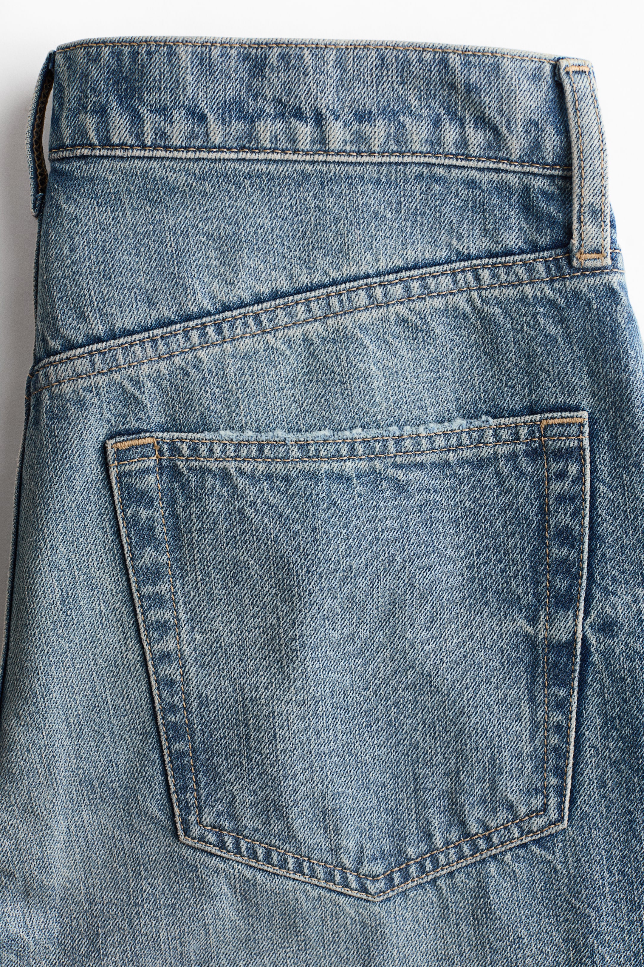 Barrel-Leg Regular-Waist Jeans