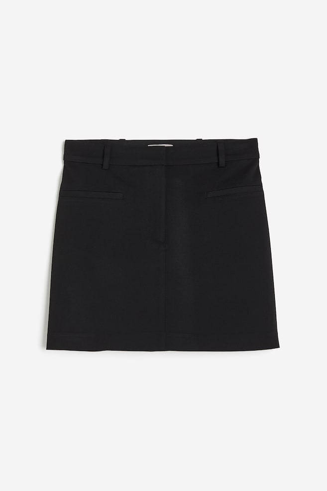 Twill skirt - Black - 2