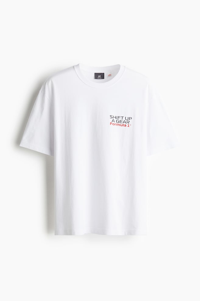 Loose Fit T-shirt - White/Formula 1/Light blue/Monet/White/Kodak/Black/Scarface/White/Keith Haring/White/Smiley® Originals/Black/Ramones/Black/Nirvana/White/The Rolling Stones/Black/2Pac/Dark gray/Nirvana/Black/Metallica/White/University of Michigan/White/Monet/White/NASCAR/White/Claude Monet/Dark green/Henri Matisse/Black/Florida Gators/White/Oasis/Black/Post Malone - 1