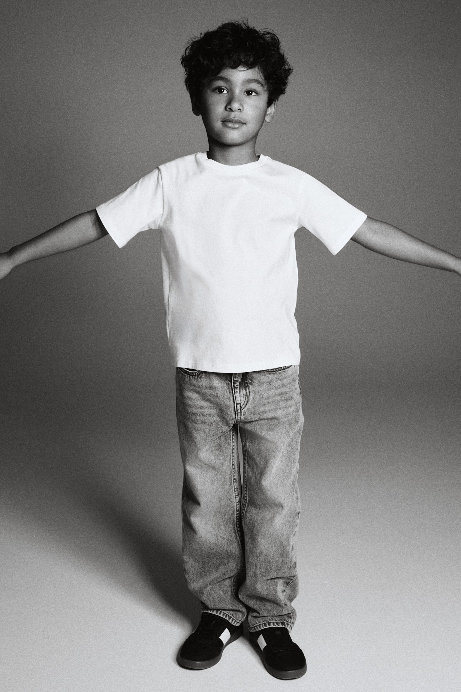 Loose Fit Jeans - Gris denim clair/Bleu denim/Bleu denim clair/Bleu denim/Bleu denim clair/Gris foncé - 4