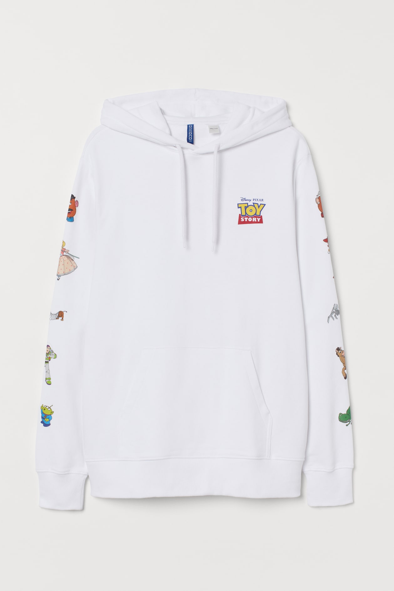 Regular Fit Hoodie - Long sleeve - Regular length - White/Toy Story ...