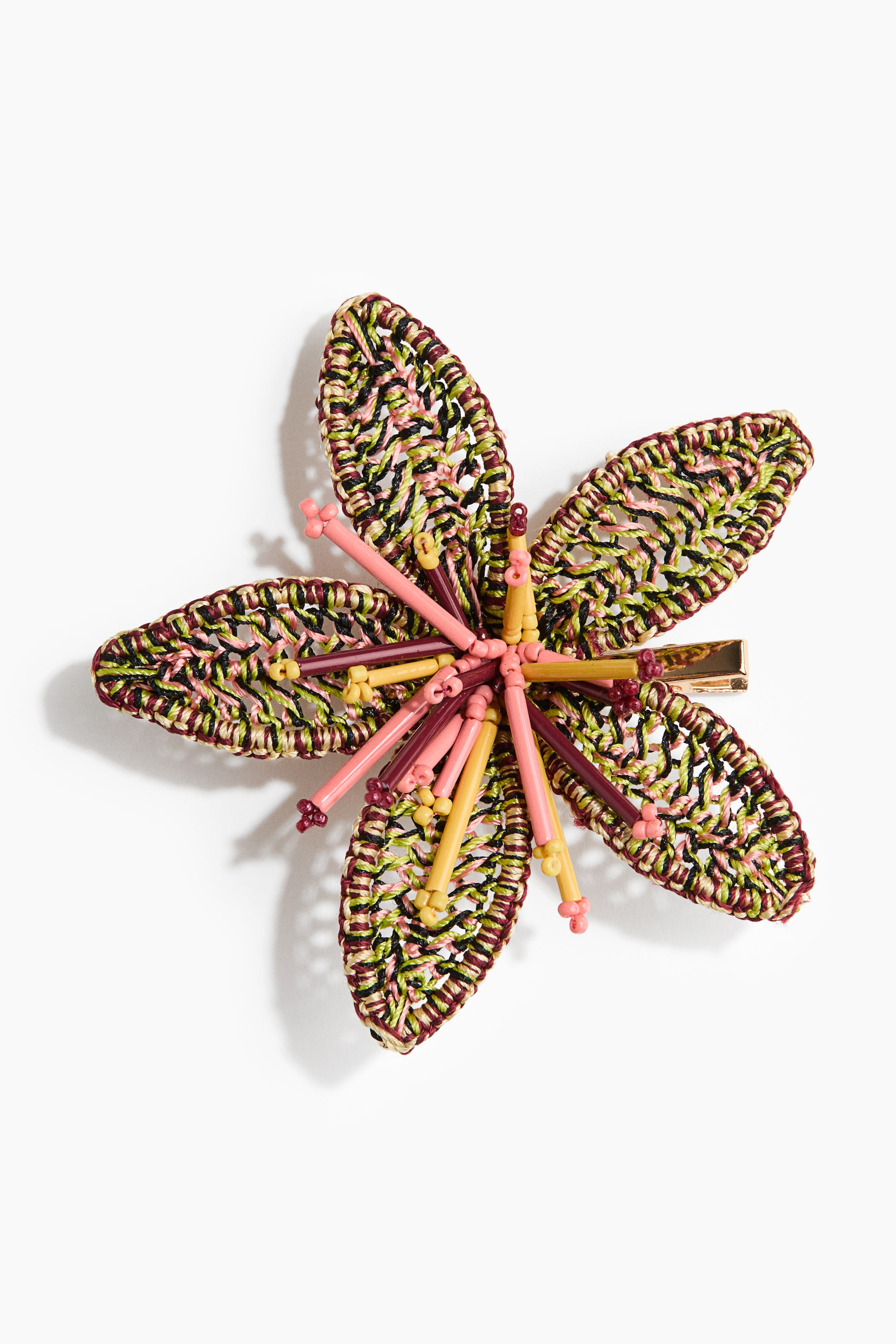Flower-Shaped Hair Clip