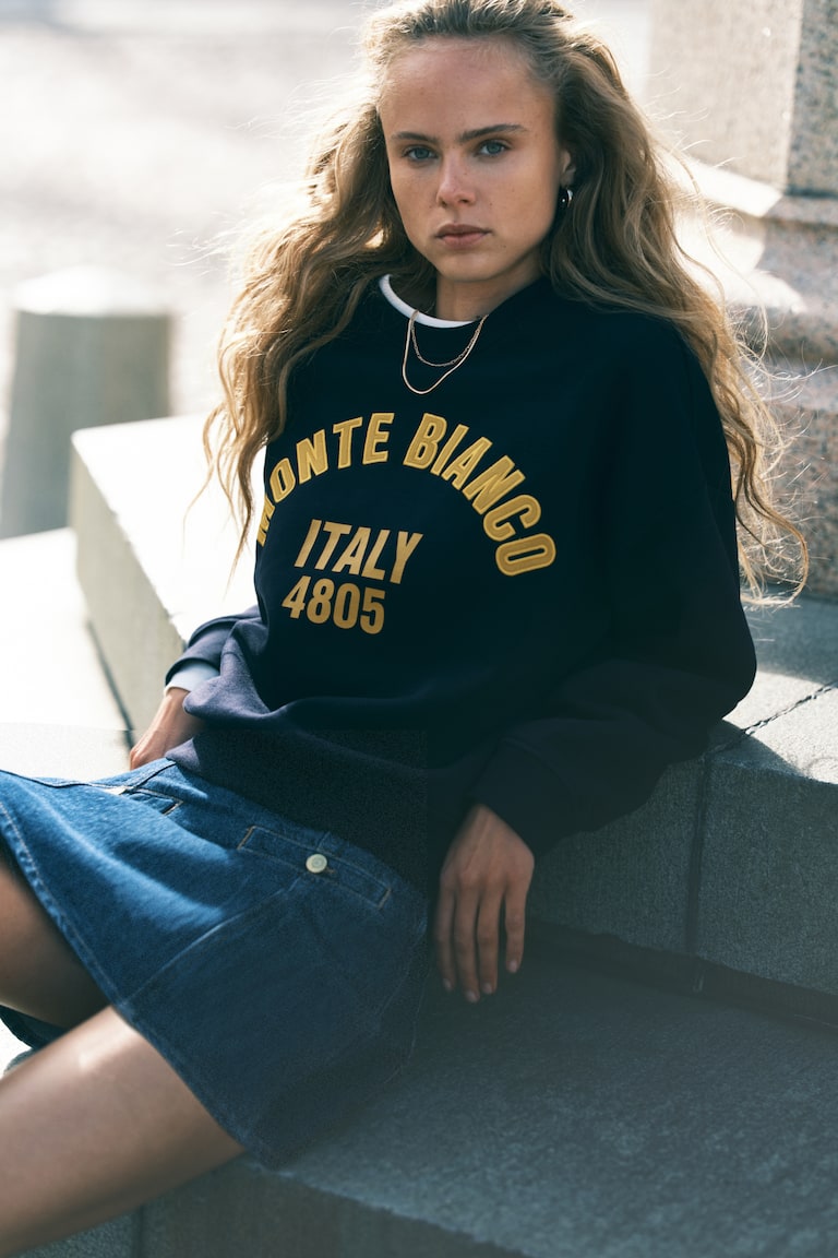 Sweatshirt mit Motiv
