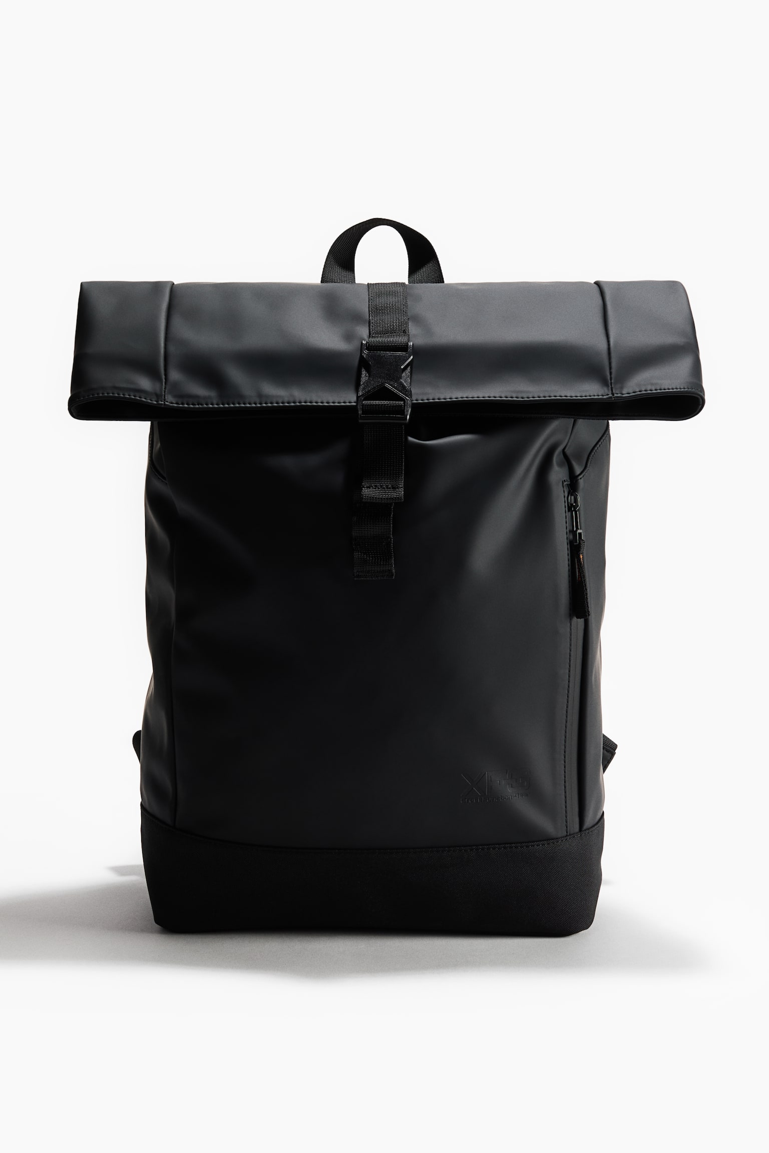 Roll-top backpack - Black