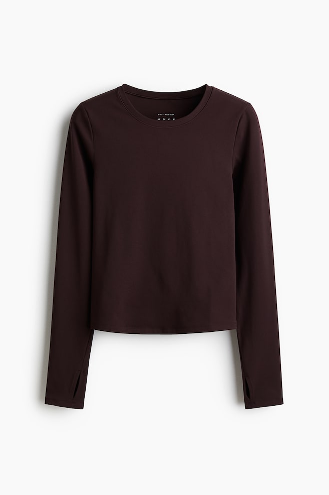 Sports Top with SoftMove™ - Chocolate plum - 1