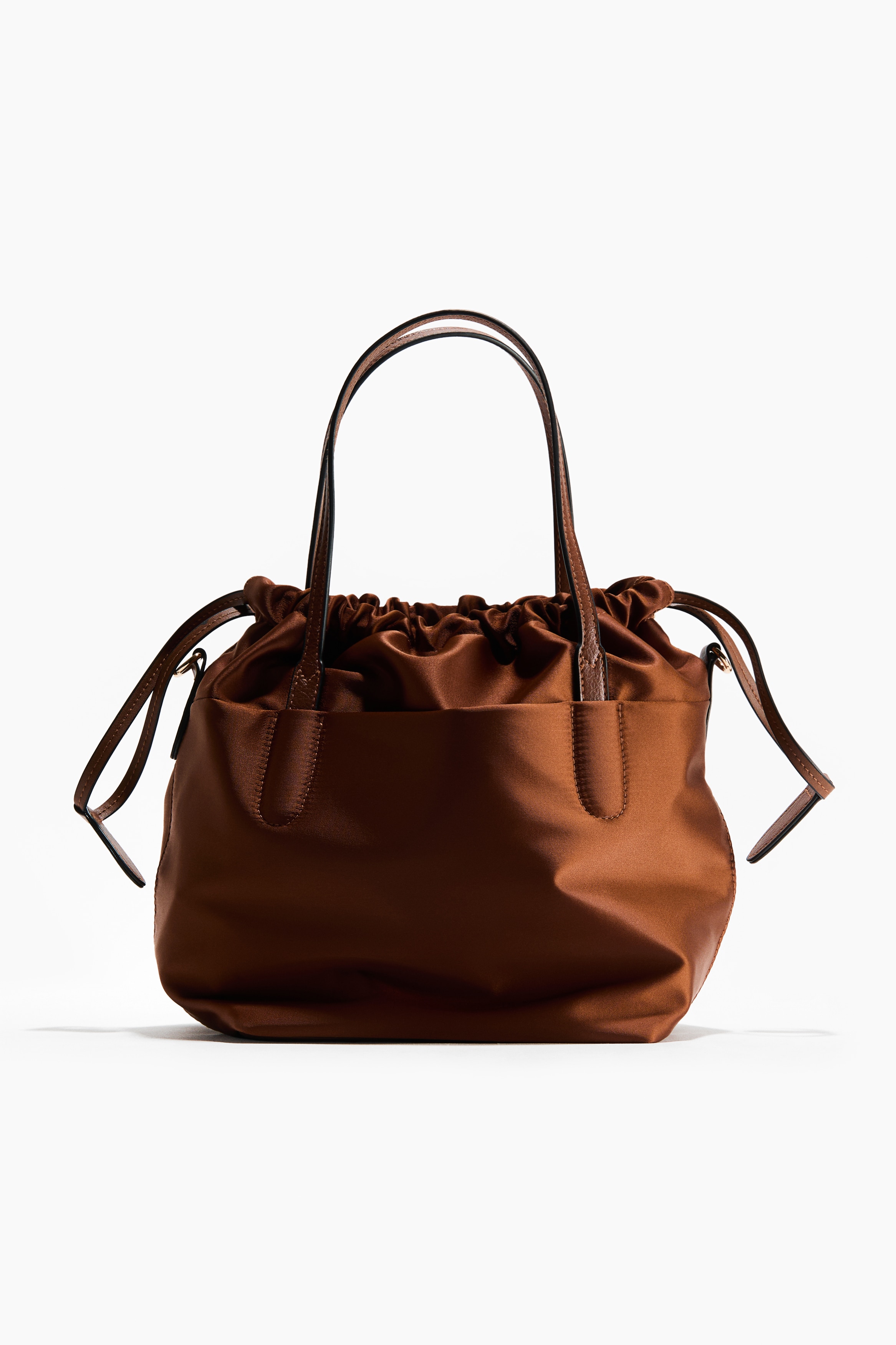Bolso bombonera cruzado - Marrón/Marrón oscuro/Marrón/Estampado de leopardo