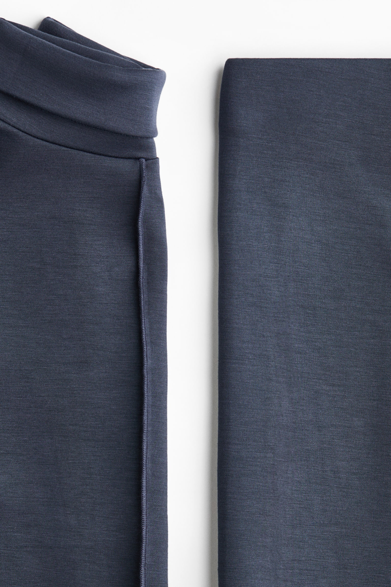 2-piece top and trousers set - Navy blue/Dark brown/Light mole - 2