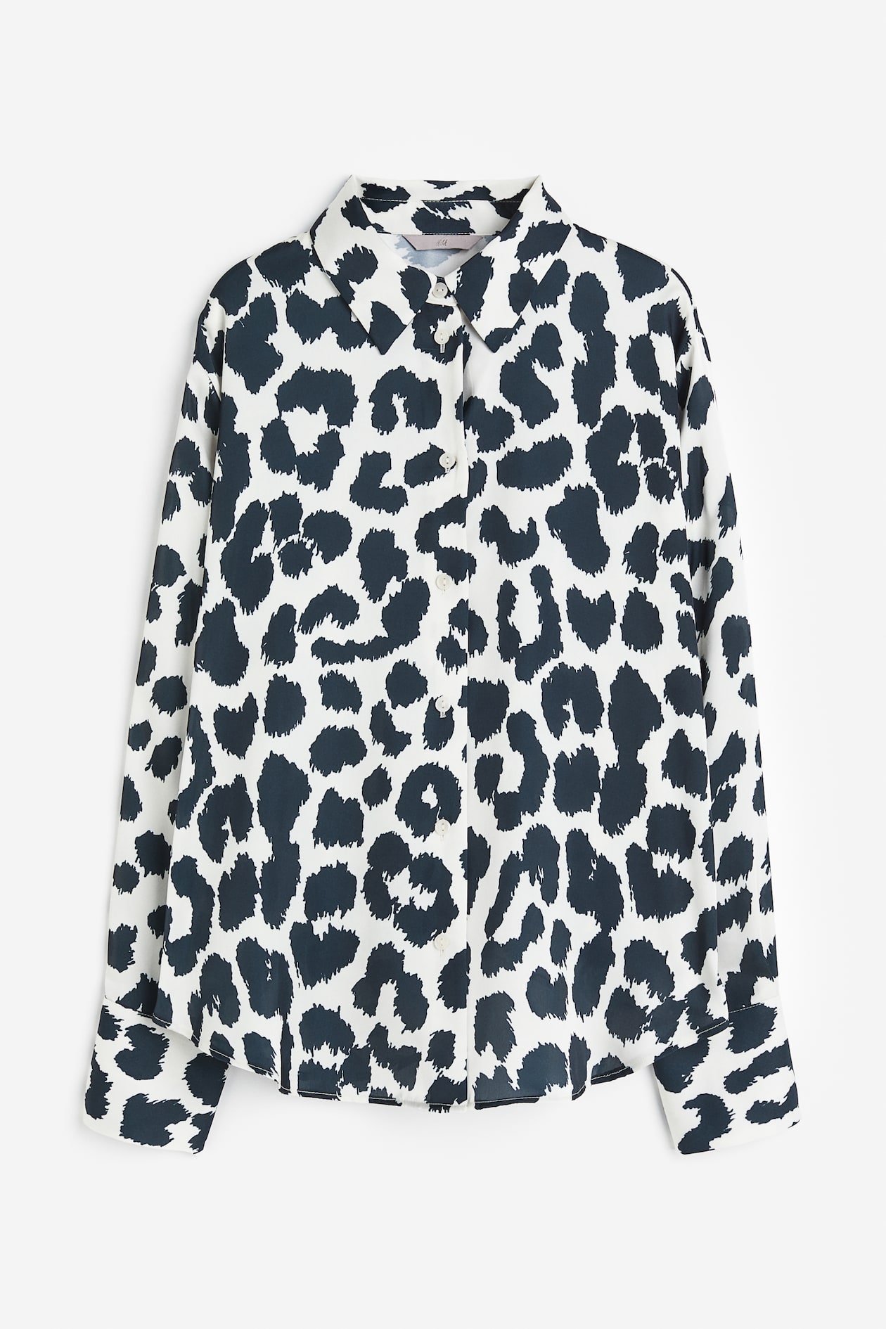 Mujer H&m Blusa Animal Print H&m Camiseta Oversize Beige