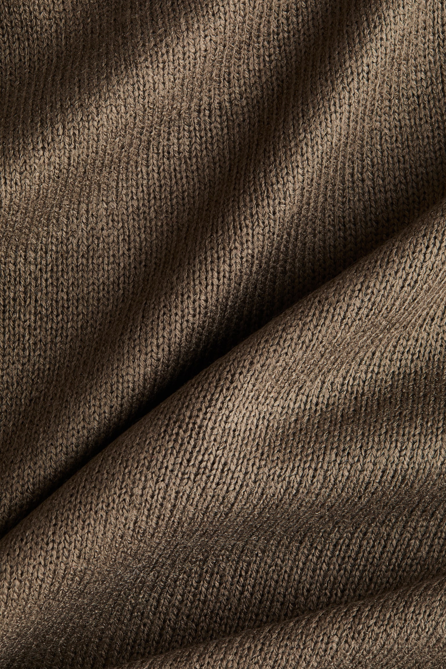 Off-the-shoulder jumper - Dark mole/Navy blue/Light beige - 4