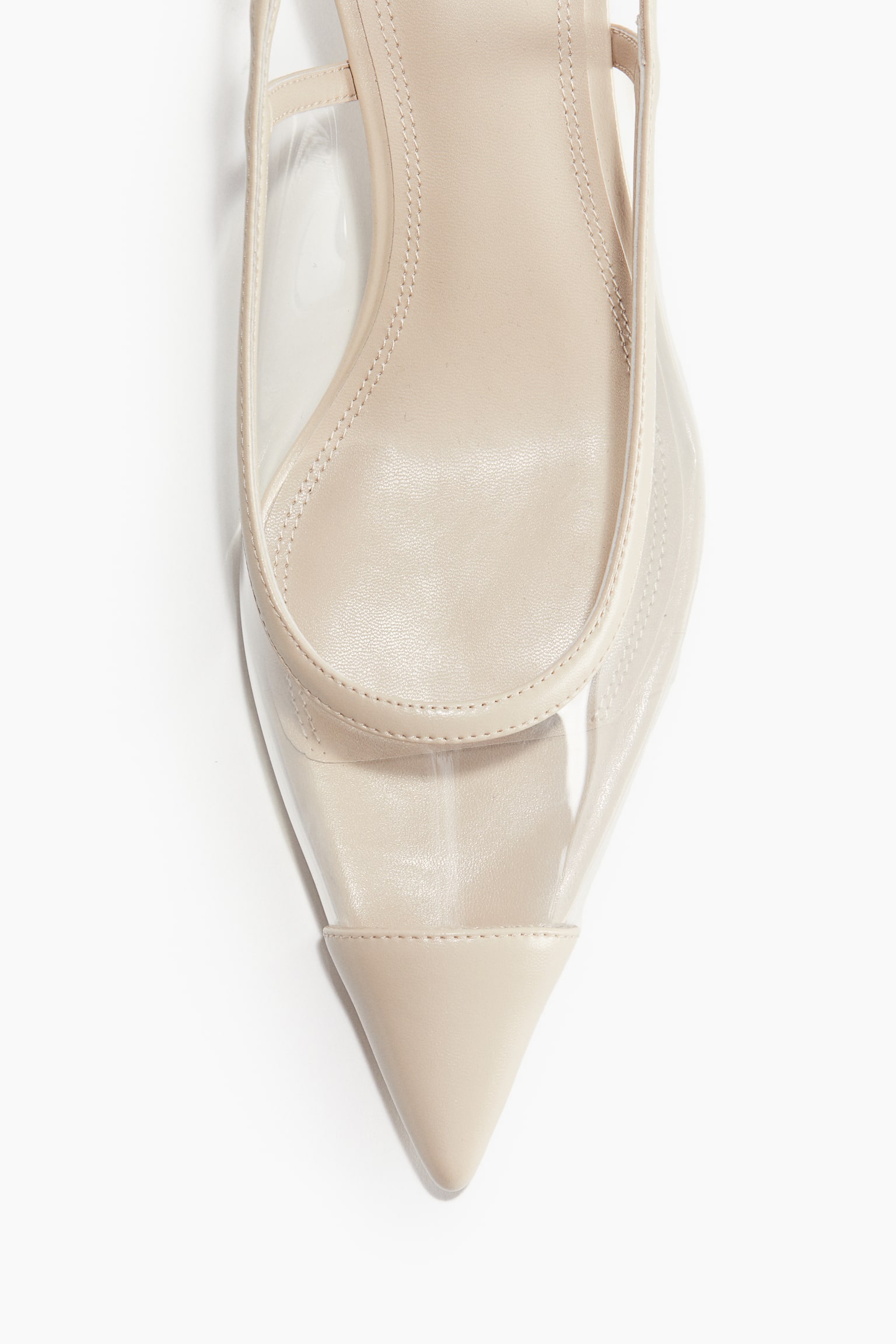 Transparent Slingbacks - Light beige/Transparent - 2