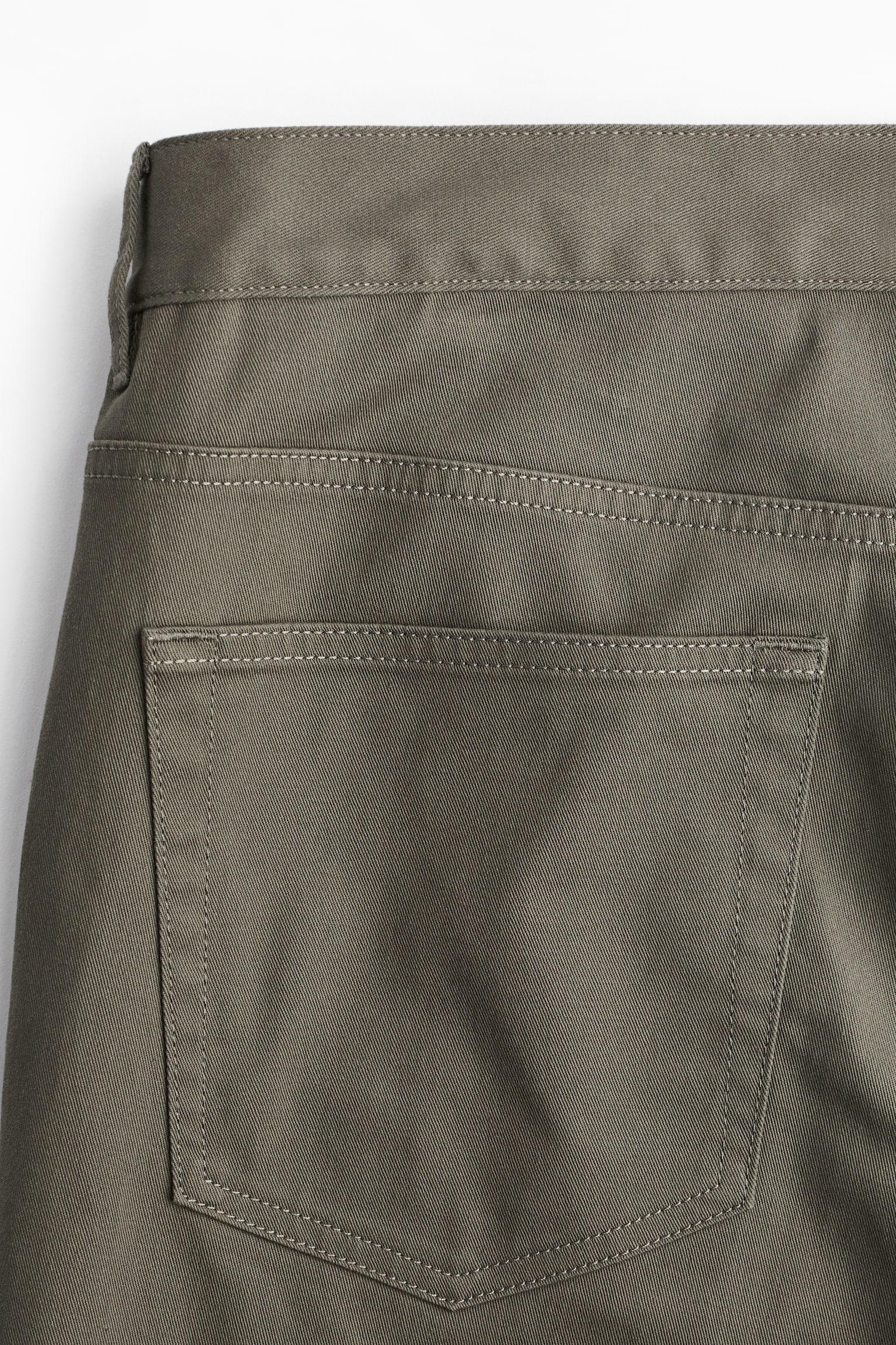 Slim Fit Cotton twill trousers - Khaki green/Light beige/Dark grey/Grey/Black/Navy blue/Light grey - 3