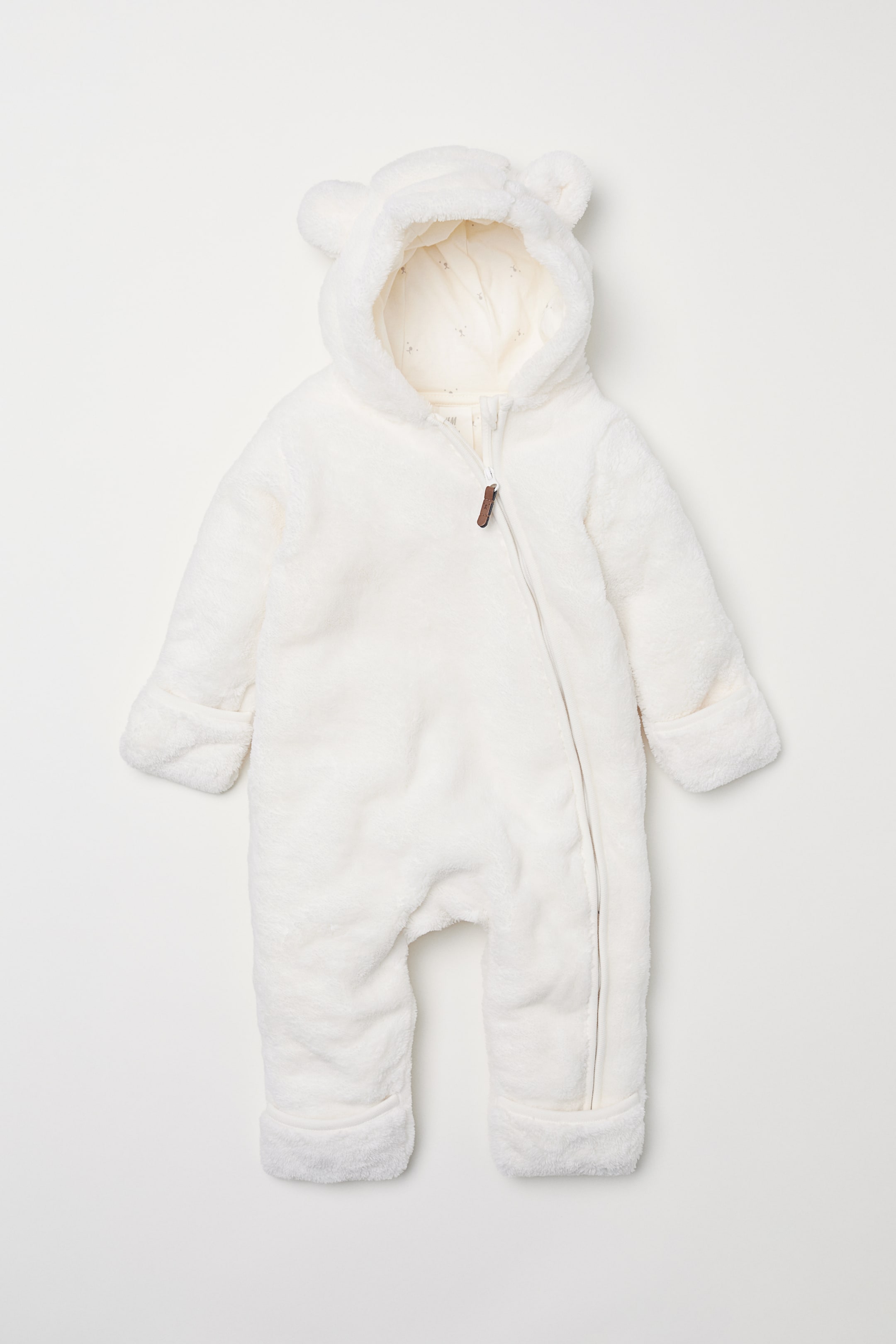 이미지 확대 보기: 파일 점프수트 - 내추럴 화이트 - Kids | H&M KR 1