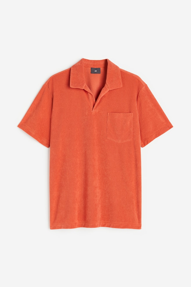 Regular Fit Terry polo shirt - Orange/Navy blue/Light yellow/Cream/dc - 2