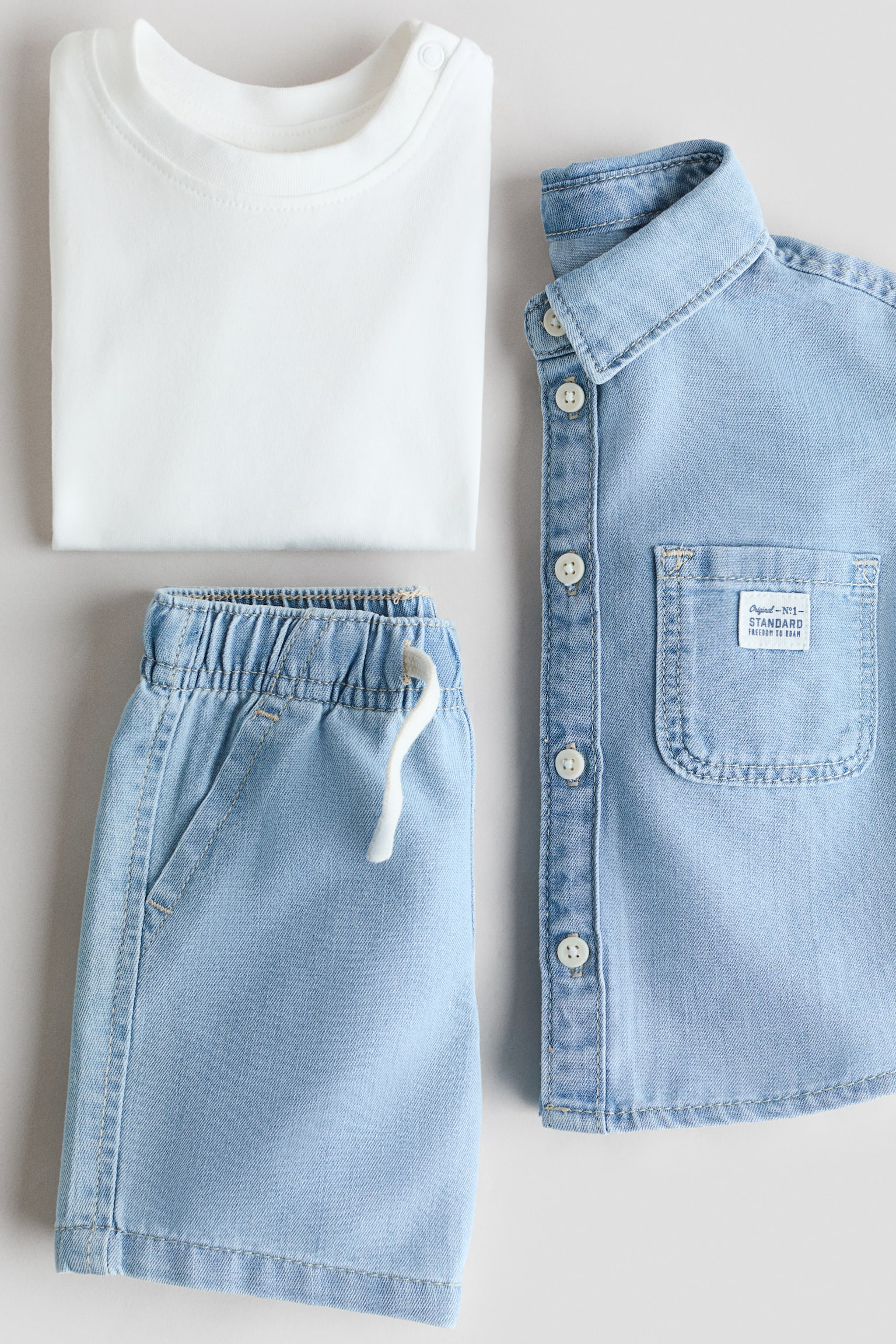 3-piece denim set - 2