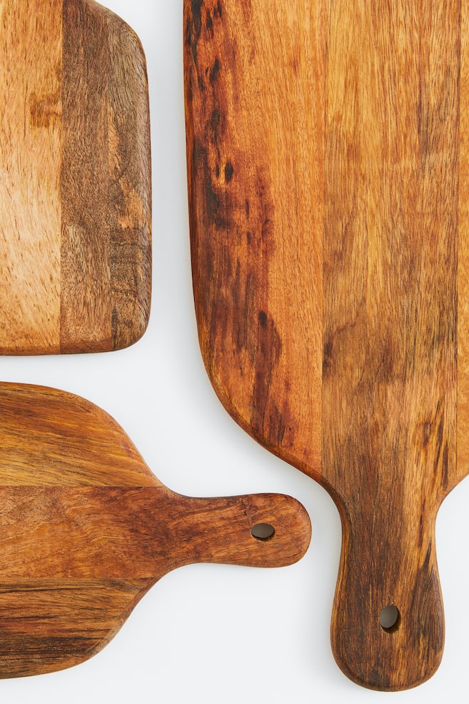 Wooden chopping board - Brown/Mango wood - 4