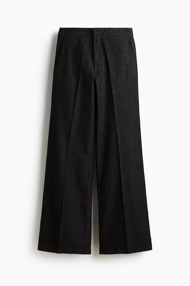 Flared High Jeans - Black/Dark denim blue/Dark brown/Denim blue/Dark denim blue - 1