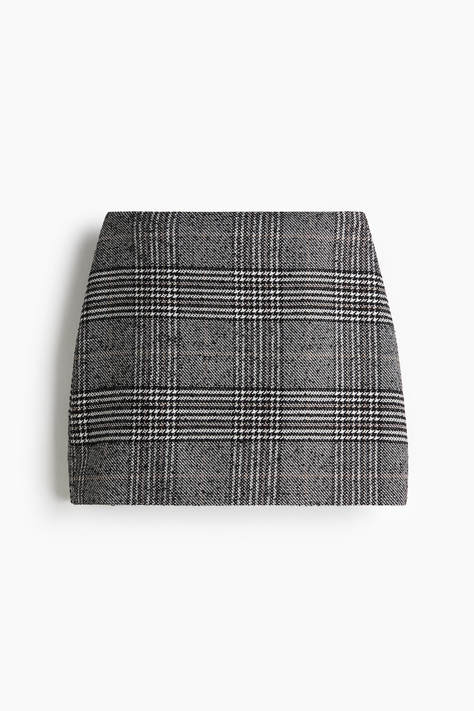Mini skirt - Black/Checked/Cream - 2