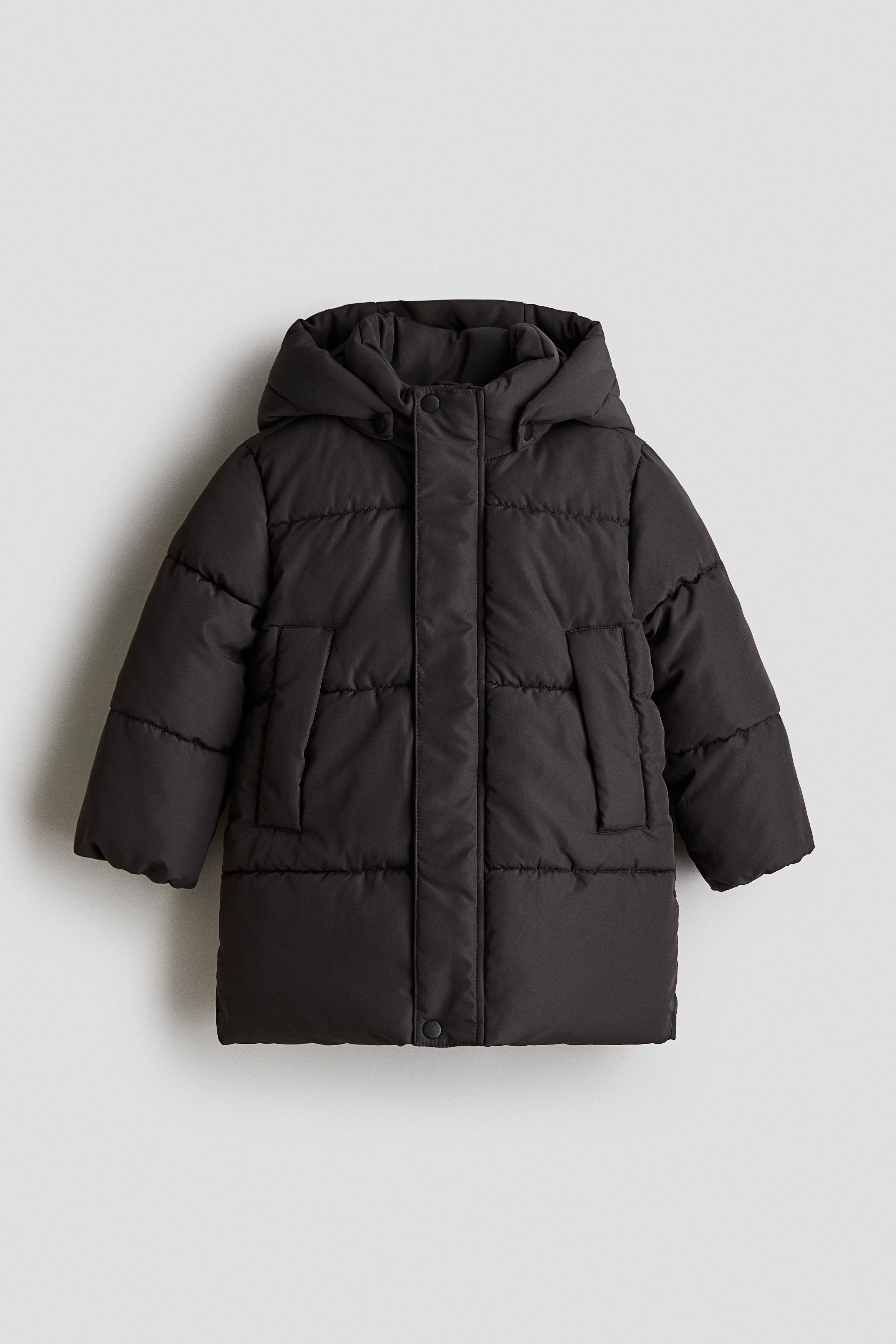 H & M - Wasserabweisende Pufferjacke - Schwarz - Kinder
