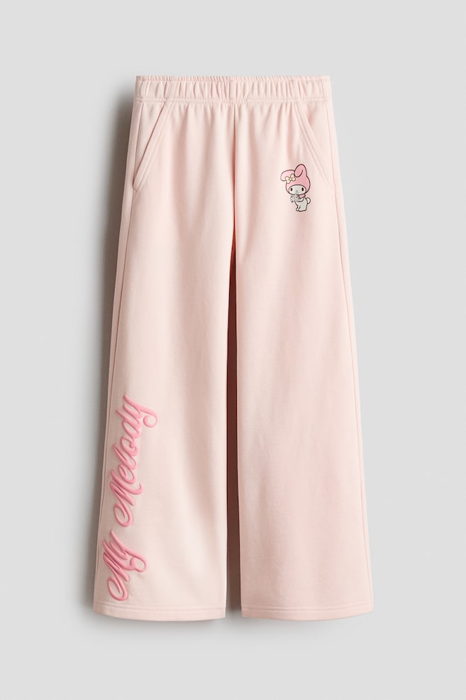 Joggpants aus Sweatstoff mit Motivprints - Hellrosa/My Melody/Hellgrau/SmileyWorld®/Hellrosa/Lilo & Stitch/Lila/Kuromi - 1