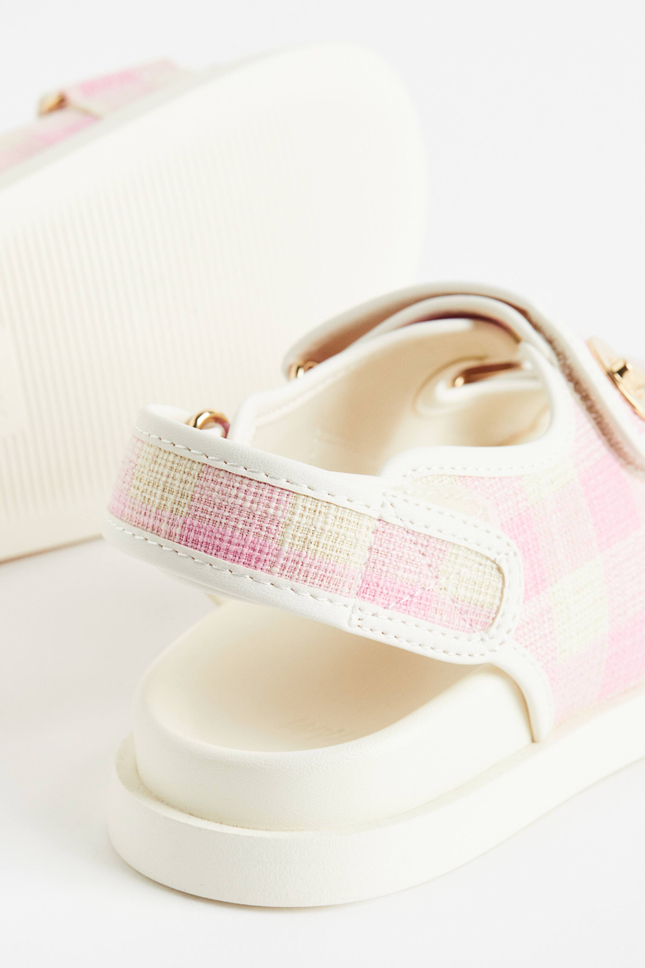 Büyük resmi görüntüle: Sandalet - Açık pembe/Kareli - KADIN | H&M TR 4