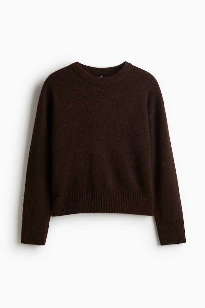 Jumper - Dark brown/Light beige/Light pink - 1