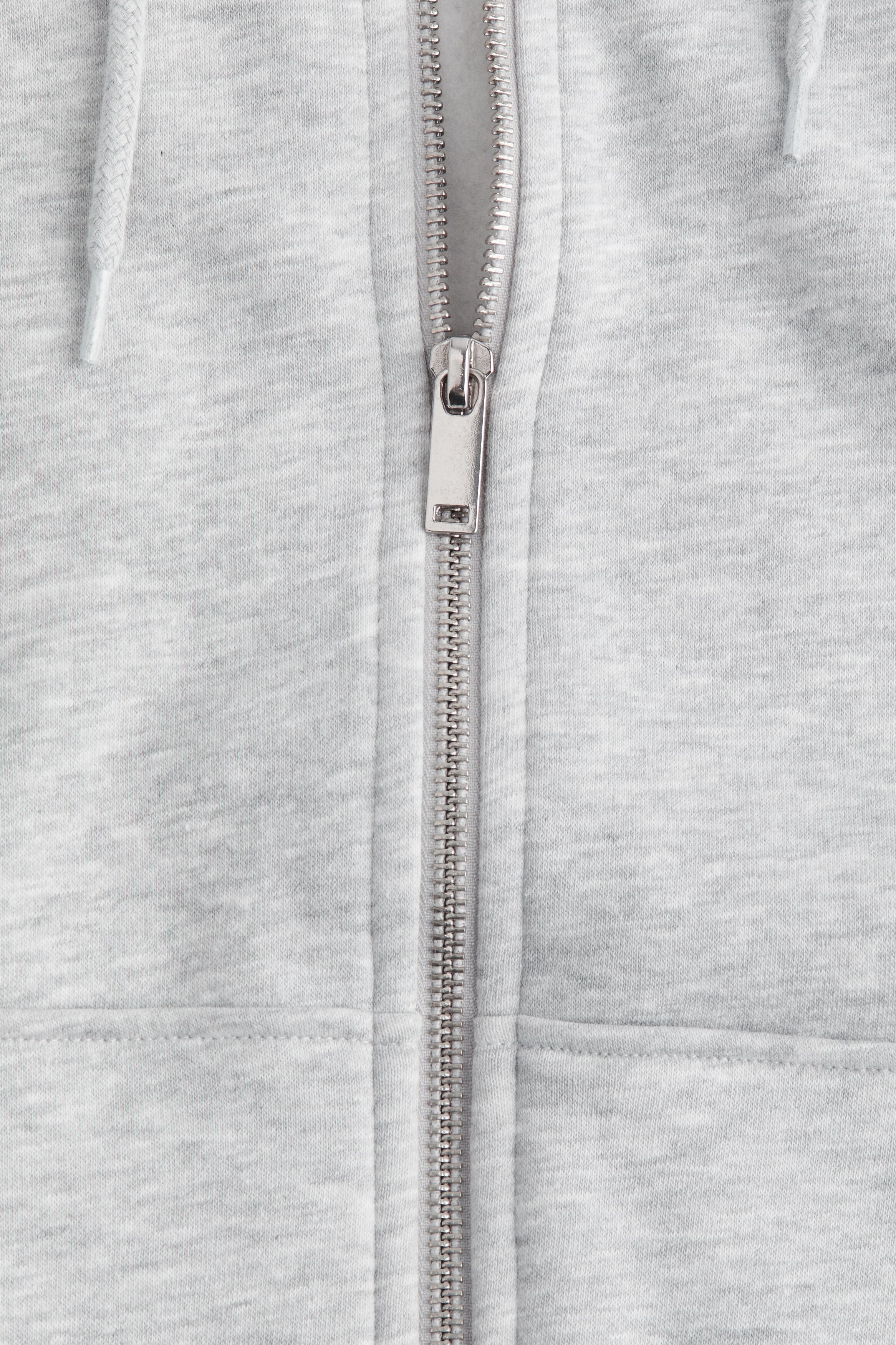 Oversized zip-through hoodie
