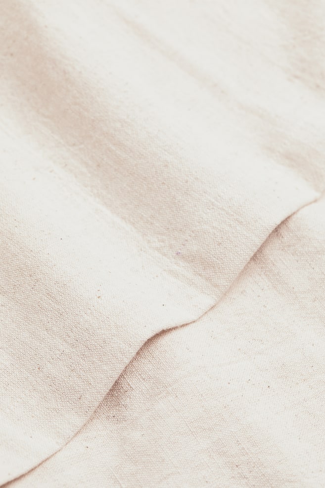 Linen-blend tablecloth - Light beige/Grey marl/Beige marl - 3